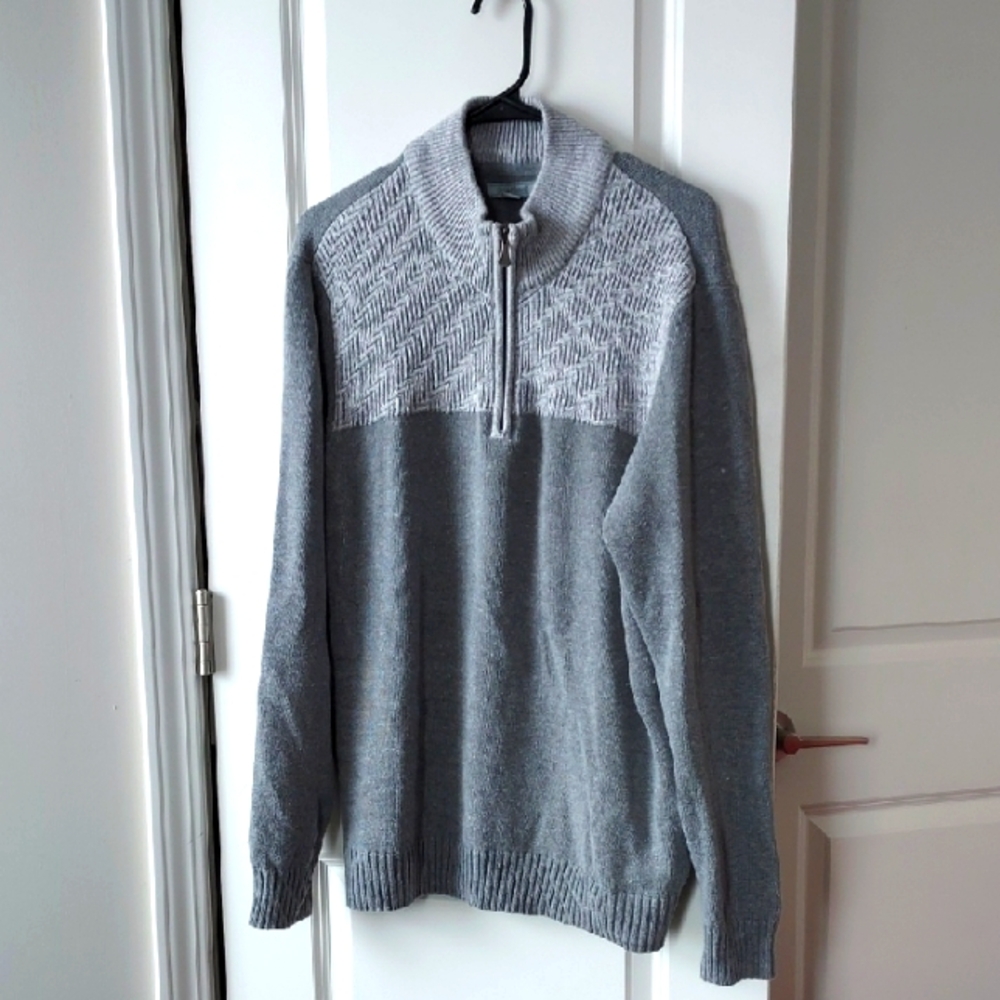 Method Gray Half-Zip Men's Sweater Xl